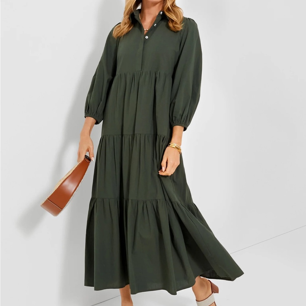 Pomander place Sedona sage Mabel maxi dress, size XL